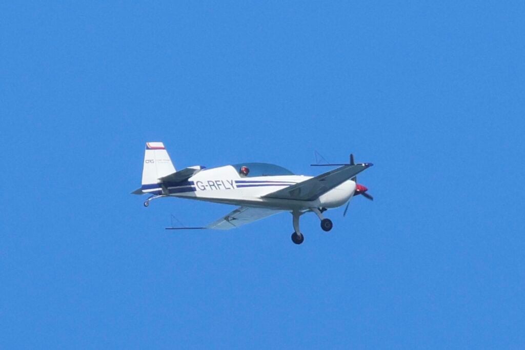 Very noisy plane